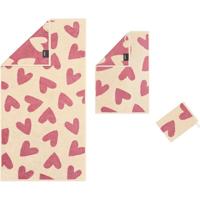 Cawö Cawö Heart Beats 6275 beere Duschtuch 70x140 - thumbnail