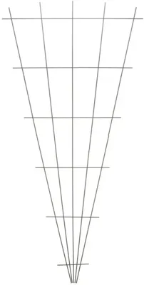 Nature Klimrek metl v-vorm 5-75x150 cm grijs
