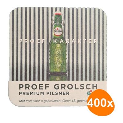 Grolsch - Bierviltjes - 400 stuks (4x 100 stuks)