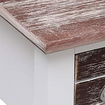 VidaXL Bijzettafel 40x40x40 cm paulowniahout bruin VidaXL Bijzettafel 40x40x40 cm paulowniahout bruin