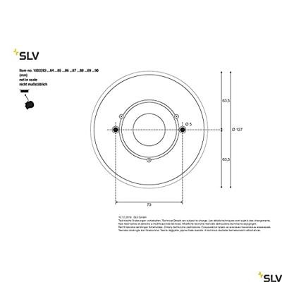 SLV 1003286 Plafondspot 36 W Wit