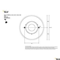SLV 1003286 Plafondspot 36 W Wit - thumbnail
