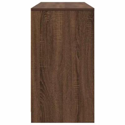 Bureau 120x42x76 cm spaanplaat bruin eikenkleurig