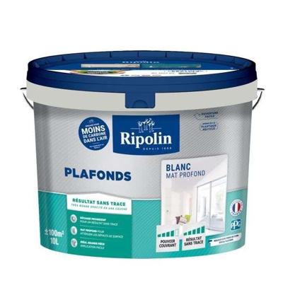 Plafondverf - Mat wit - Traceless - RIPOLIN - 10L