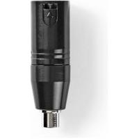 Nedis COTP15930BK Xlr-adapter Xlr 3-pins Male - Rca Female 1 St Metaal - thumbnail