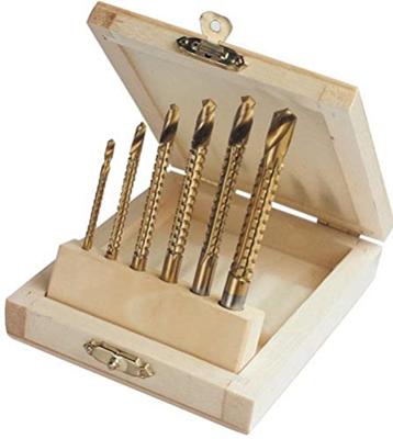 Brüder Mannesmann M54606 HSS Metaal-freesboorset 6-delig 3 mm, 4 mm, 5 mm, 6 mm, 6.5 mm, 8 mm TiN Cilinderschacht 1 set(s) Brüder Mannesmann M54606 HSS Metaal-freesboorset 6-delig 3 mm, 4 mm, 5 mm, 6 mm, 6.5 mm, 8 mm TiN Cilinderschacht 1 set(s)