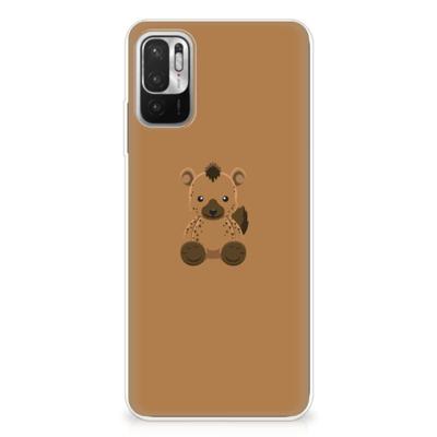 Xiaomi Redmi Note 10/10T 5G | Poco M3 Pro Telefoonhoesje met Naam Baby Hyena