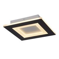 Searchlight PlafonniereSquary vierkant 39cm zwart - 44715BK - thumbnail