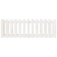 Plantenbak verhoogd hekontwerp 150x50x50 cm grenenhout wit - thumbnail