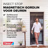 tesa Insect Stop 55394-00001-00 Magneetgordijn (b x h) 1.2 m x 2.4 m Antraciet 1 stuk(s) - thumbnail