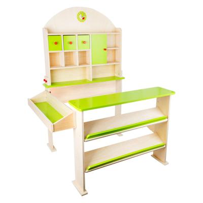 Marktkraam met toonbank - groen