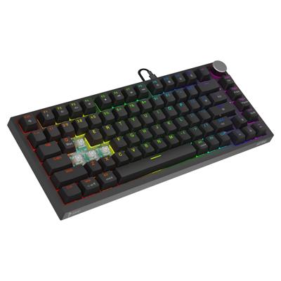 Savio ASTRAL BLACK JADE toetsenbord Gamen USB QWERTY US International Zwart