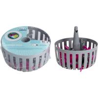 Ultra Clean Wasknijpermand + 30 Knijpers Grijs/Roze - thumbnail