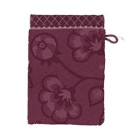 Pip Studio Pip Studio Jasmin Jacquard washandje Donkerroze 16x22 cm - thumbnail