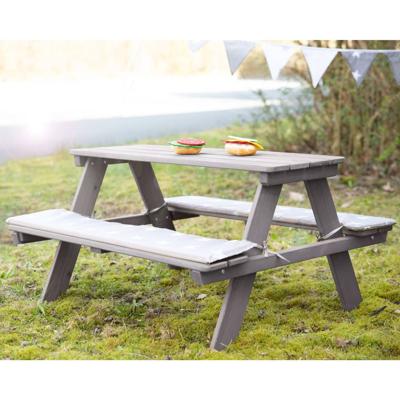 roba Kinder picknicktafel (Zonder speelbakken, Grijs)