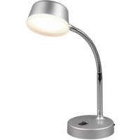 LED Bureaulamp 4W - Warm Wit 3000K - Rond - Mat Titaan - Kunststof - thumbnail
