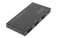 Digitus DS-45322 2 poorten HDMI-splitter LED-weergave, Met metalen behuizing, Ultra HD-geschikt 4096 x 2160 Pixel Zwart - thumbnail