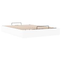 Bedframe zonder matras 140x190 cm kunstleer wit - thumbnail