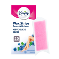 Veet Veet Koude Wasstrips Body Kort Haar (20st) - thumbnail