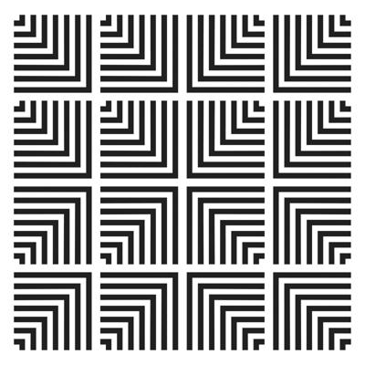 The Crafter's Workshop • template 15x15cm entrelac