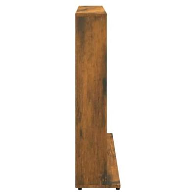 Cd-kast 102x23x89,5 cm bewerkt hout gerookt eikenkleurig