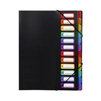 Viquel Rainbow Class sorteermap, ft A4, met 12 vakken - thumbnail