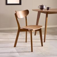 Bendt Eetkamerstoel 'Torkil' Walnoot, kleur Bruin - thumbnail