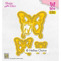 Nellie's Choice • shape dies vlinders 3st. - thumbnail