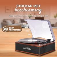 Denver VPB-262 Platenspeler Zwart, Hout - thumbnail