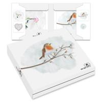 Kaartenmapje Petit Paris - Roodborstje 10 Stuks - thumbnail