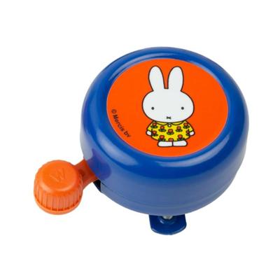 WIDEK kinderbel nijntje met bloemjurk blauw op kaart