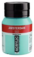 Royal Talens Amsterdam Acrylverf 500 ml - Turkooisgroen 661 - thumbnail