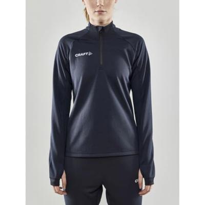 Craft 1910152 Evolve Half Zip Wmn - Asphalt - XL Craft 1910152 Evolve Half Zip Wmn - Asphalt - XL