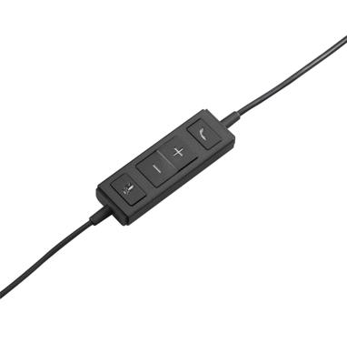 Hoofdtelefoon met Hoofdband Logitech 981-000575 Zwart