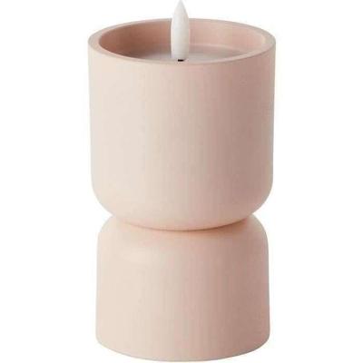 Buitentafellamp - BRILLIANT - LOVERE - Kaarsvorm - Kunststof - 3 W - Beige en lichtbruin