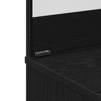 Plafondtafel Zwart eiken 74.5 x 40 x 141 cm Bewerkt hout - thumbnail