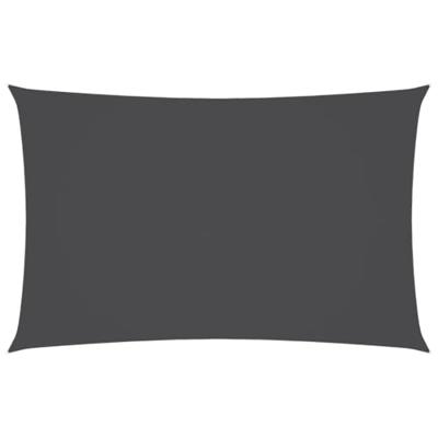 VidaXL Zonnescherm rechthoekig 2,5x5 m oxford stof antracietkleurig