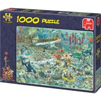 Jumbo Jan Van Haasteren Puzzel Diepzee 1000 Stukjes - thumbnail
