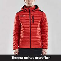 Craft 1905983 Isolate Jacket M - Bright Red/Black - XXL - thumbnail