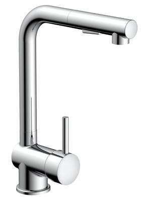 EISL keukenmengkraan cool met uittrekbare uitloop chroomkleurig