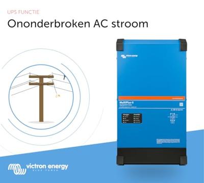 Victron Energy Omvormer 5000 W 24 V - 230 V Geïntegreerde laadregelaar Victron Energy Omvormer 5000 W 24 V - 230 V Geïntegreerde laadregelaar