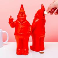 Gnoom spaarpot - Rood - thumbnail