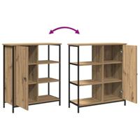 Dressoir Artisan Eiken 70 x 30 x 80 cm - thumbnail
