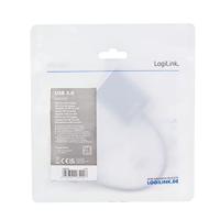 LogiLink UA0232 USB / DVI Adapter [1x USB 3.2 Gen 1 stekker A (USB 3.0) - 1x DVI-bus 24+5-polig] Zwart 10.00 cm - thumbnail