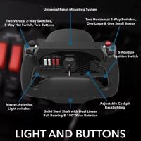 Honeycomb Aeronautical Alpha Flight Controls yoke - thumbnail