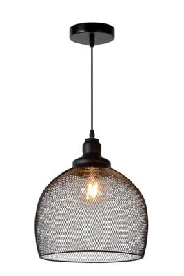 Lucide MESH - Hanglamp - Ø 28 cm - 1xE27 - Zwart