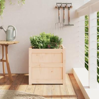 VidaXL Plantenbak 50x50x50 cm massief grenenhout VidaXL Plantenbak 50x50x50 cm massief grenenhout