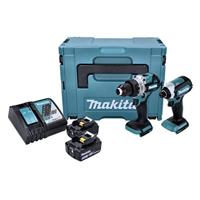 Makita DLX2432TJ Accu Combiset 2-delig (DDF486 + DTD153) 18V 5.0Ah in Mbox - thumbnail