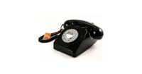 GPO 746 Retro PUSH BUTTON Telephone BLACK - thumbnail