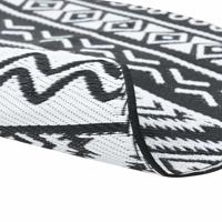 Buitentapijt ARAKIL Ø 200 cm polypropeen zwart - thumbnail